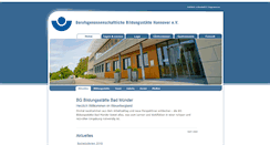 Desktop Screenshot of bg-bildung.de