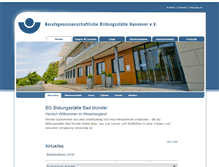 Tablet Screenshot of bg-bildung.de